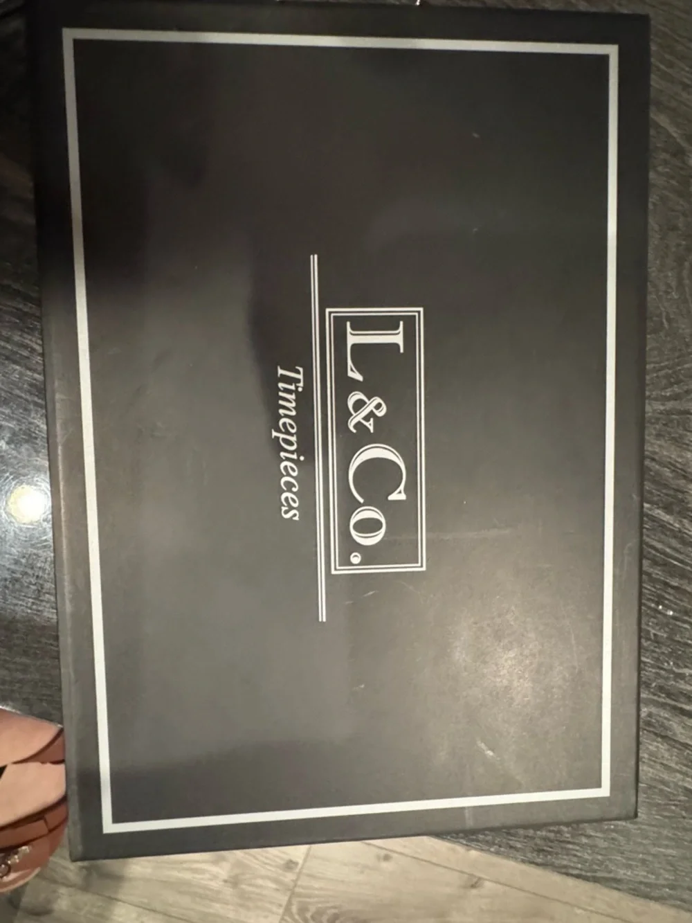 Le & Co. Black Men's Card Holder & Accessory Set